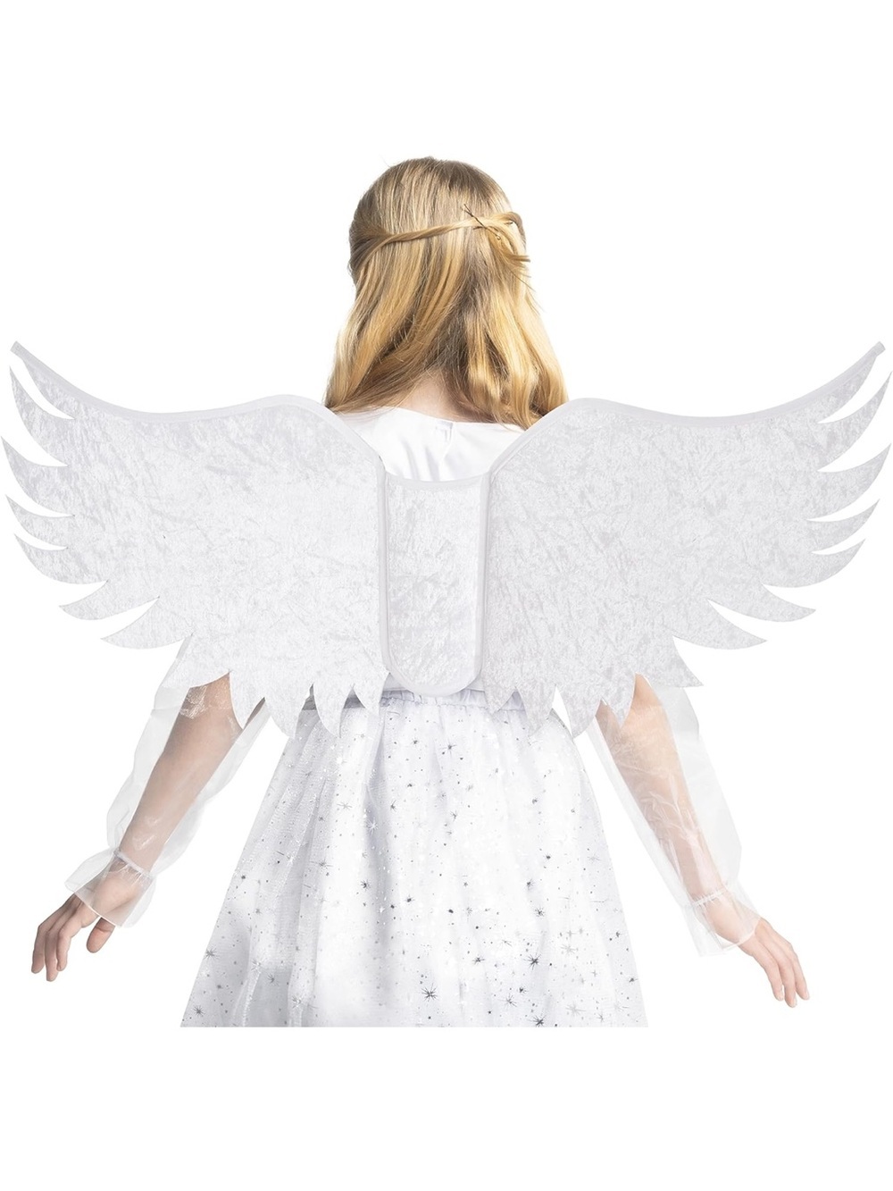 NWT White Angel Costume Dress Small 5-7 years| dress| headband| belt| wings - Picture 5 of 8